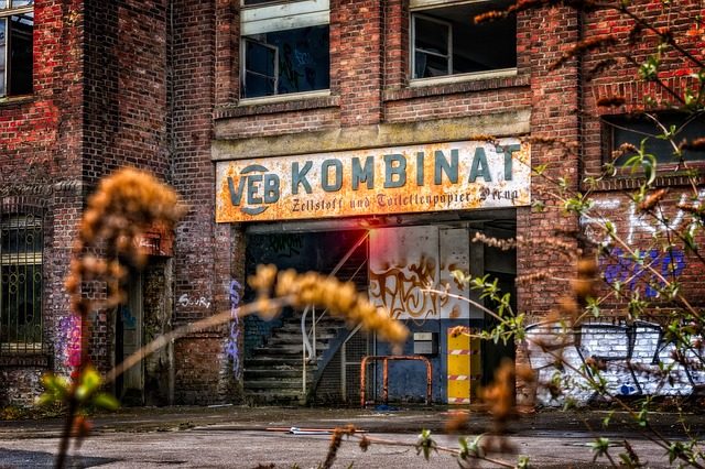 Eingang Industrieruine